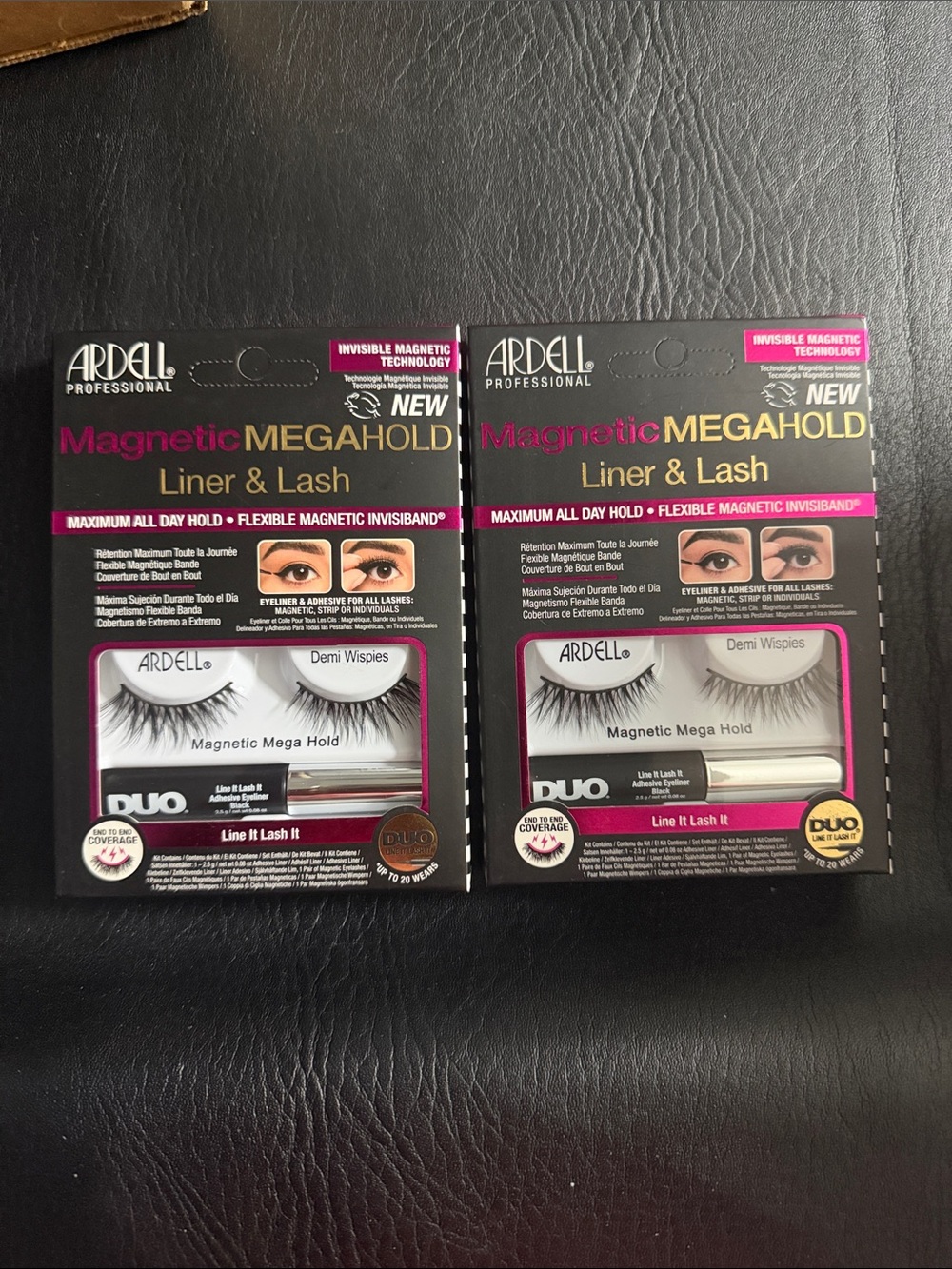 Ardell Magnetic Mega Hold Liner & Lash Duo - Demi Wispies - Black